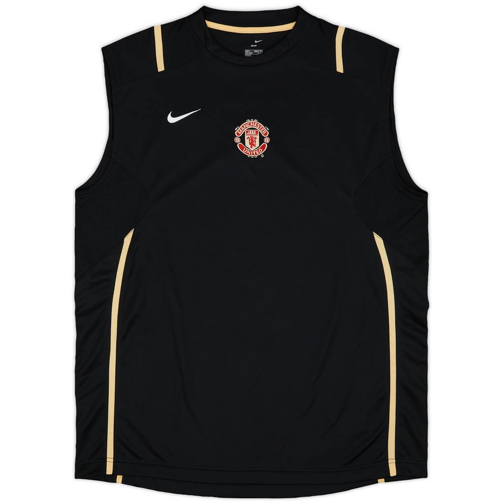 2006-07 Manchester United Nike Training Vest - 9/10 - (L)