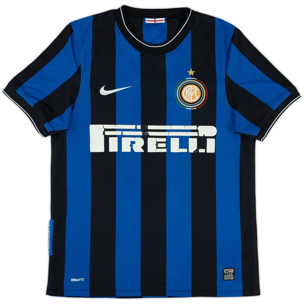 2009-10 Inter Milan Home Shirt - 4/10 - (S)