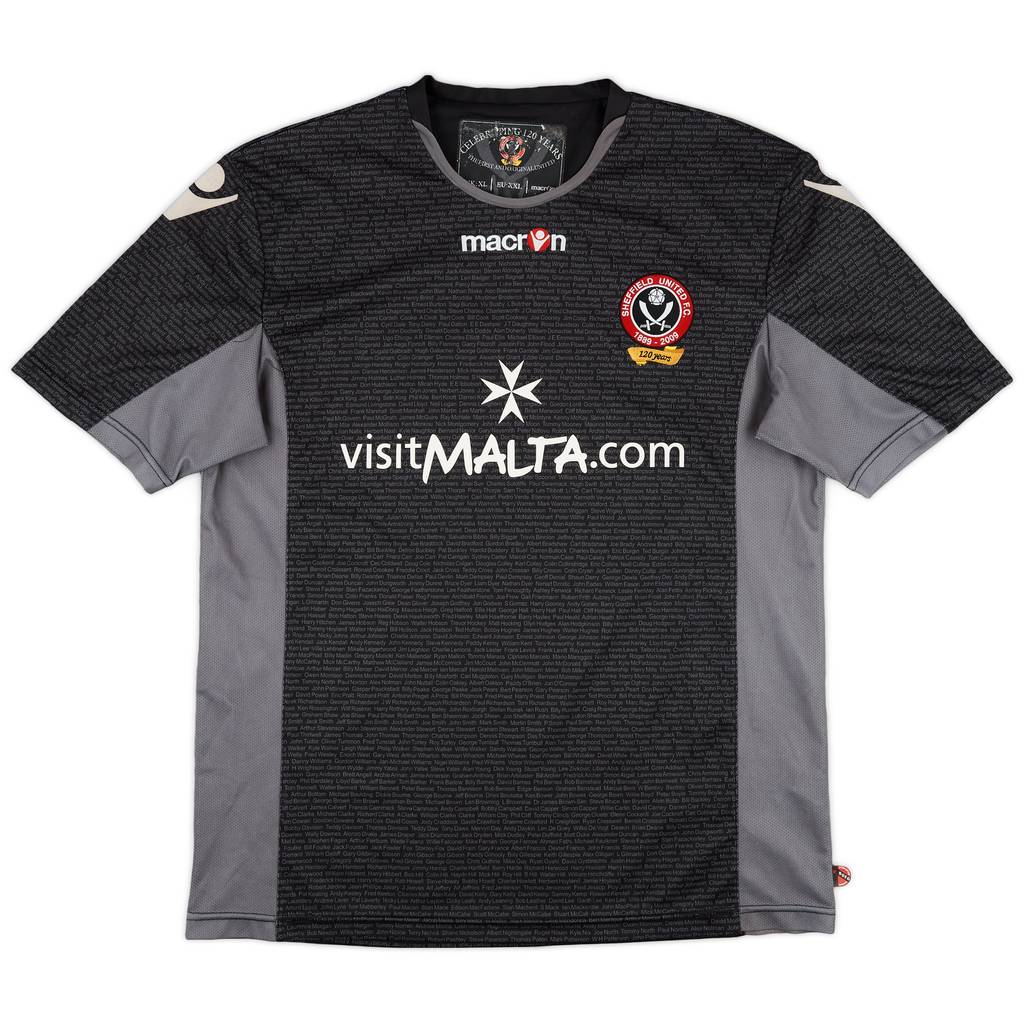 2009-10 Sheffield United '120 Years' Anniversary Shirt - 8/10 - (XL)