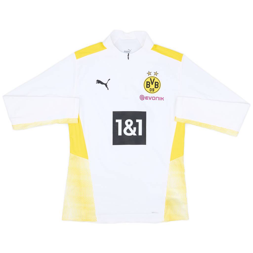 2021-22 Borussia Dortmund Puma 1/4 Zip Training Top - 9/10 - (M)