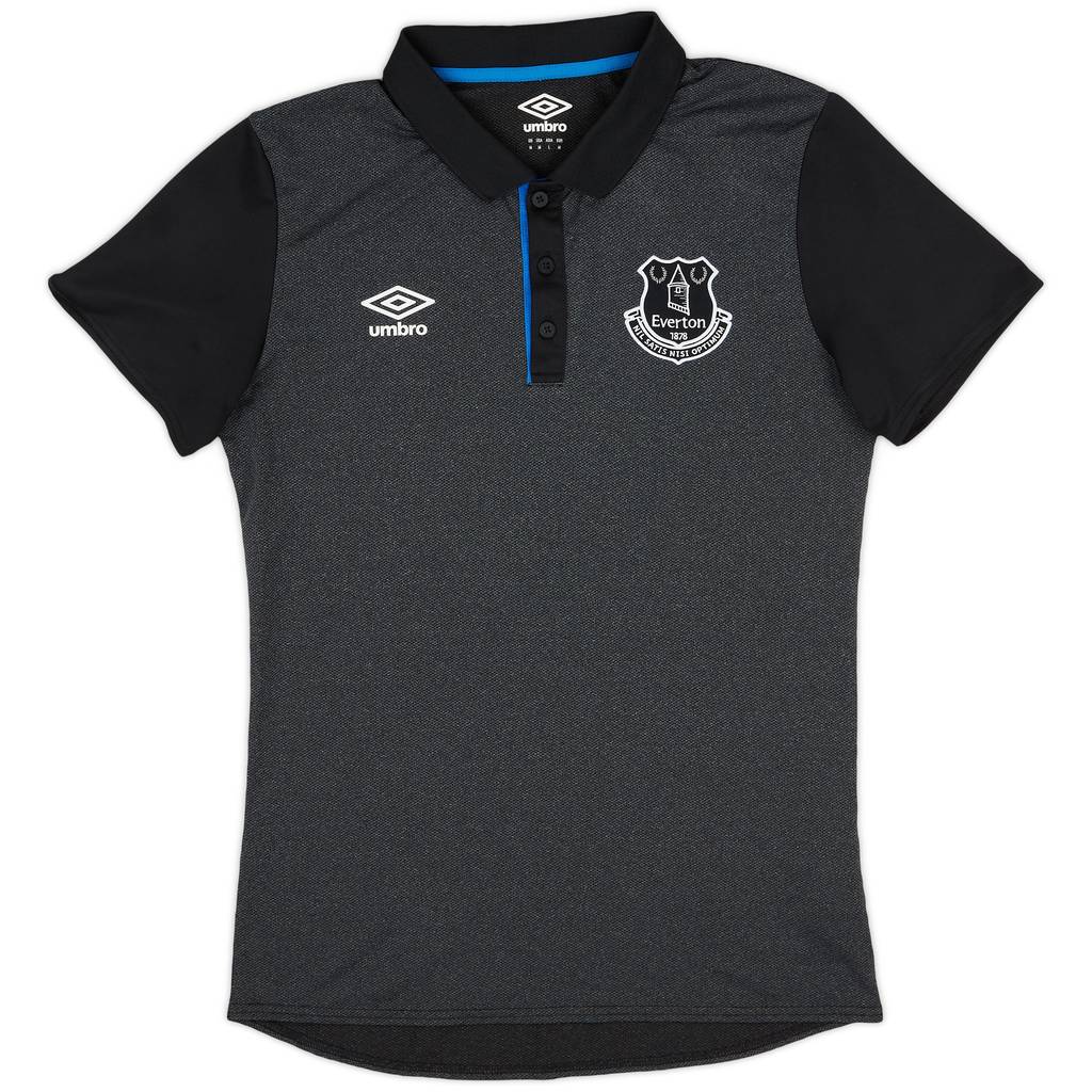 2018-19 Everton Umbro Polo Shirt - 9/10 - (M)