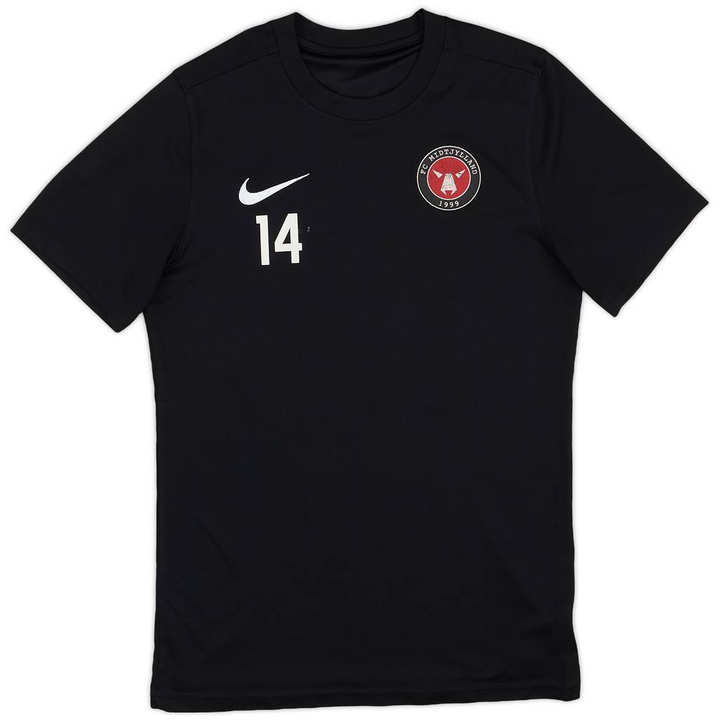 2020-21 FC Midtjylland Nike Player Issue Training Shirt #14 - 6/10 - (S)