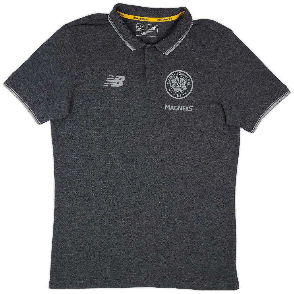 2019-20 Celtic New Balance Polo Shirt - 9/10 - (M)