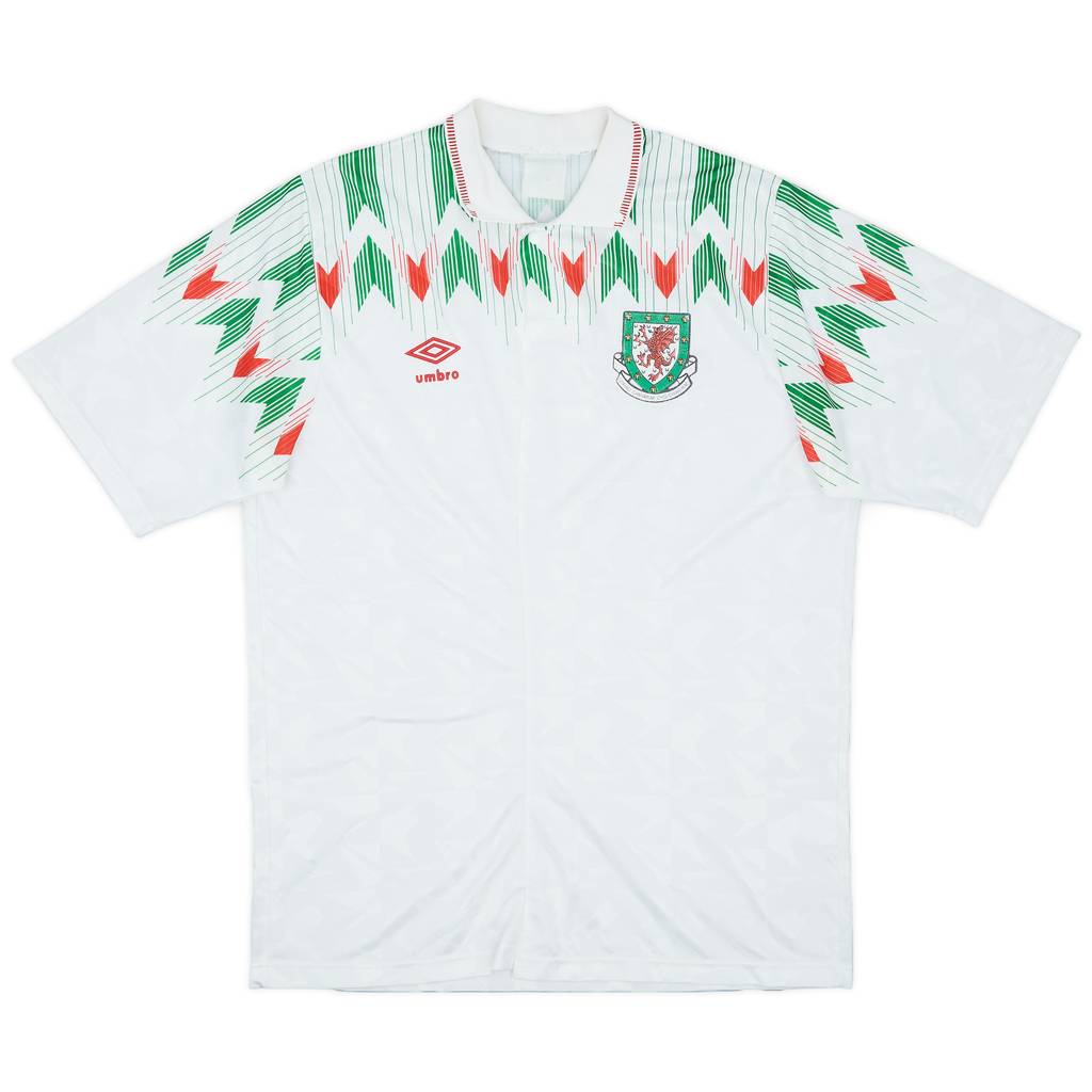 1990-92 Wales Away Shirt - 3/10 - (L)