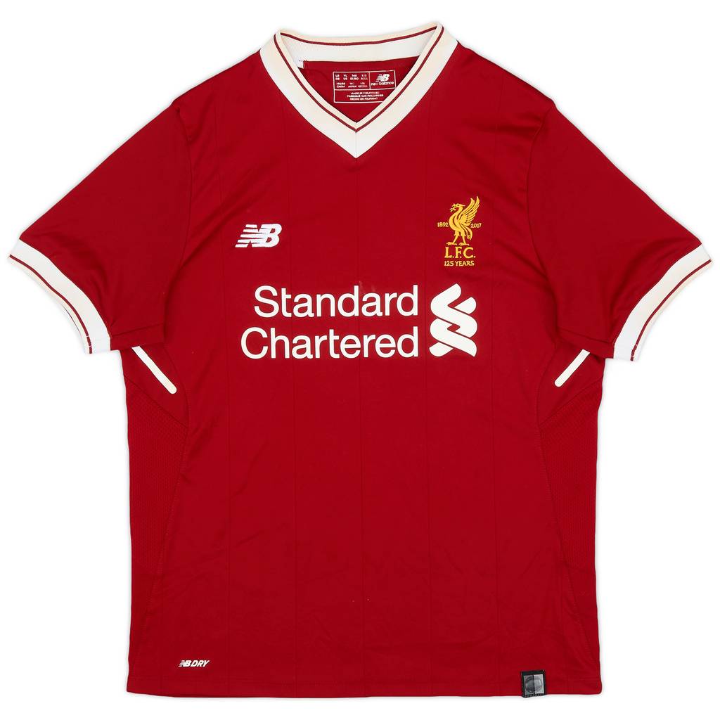 2017-18 Liverpool 125 Years Home Shirt - 6/10 - (L.Boys)