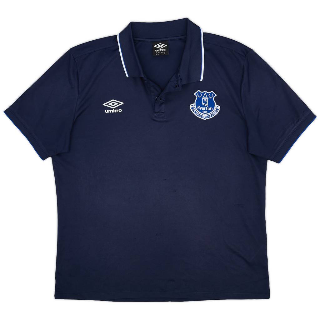 2018-19 Everton Umbro Polo Shirt - 8/10 - (XL)