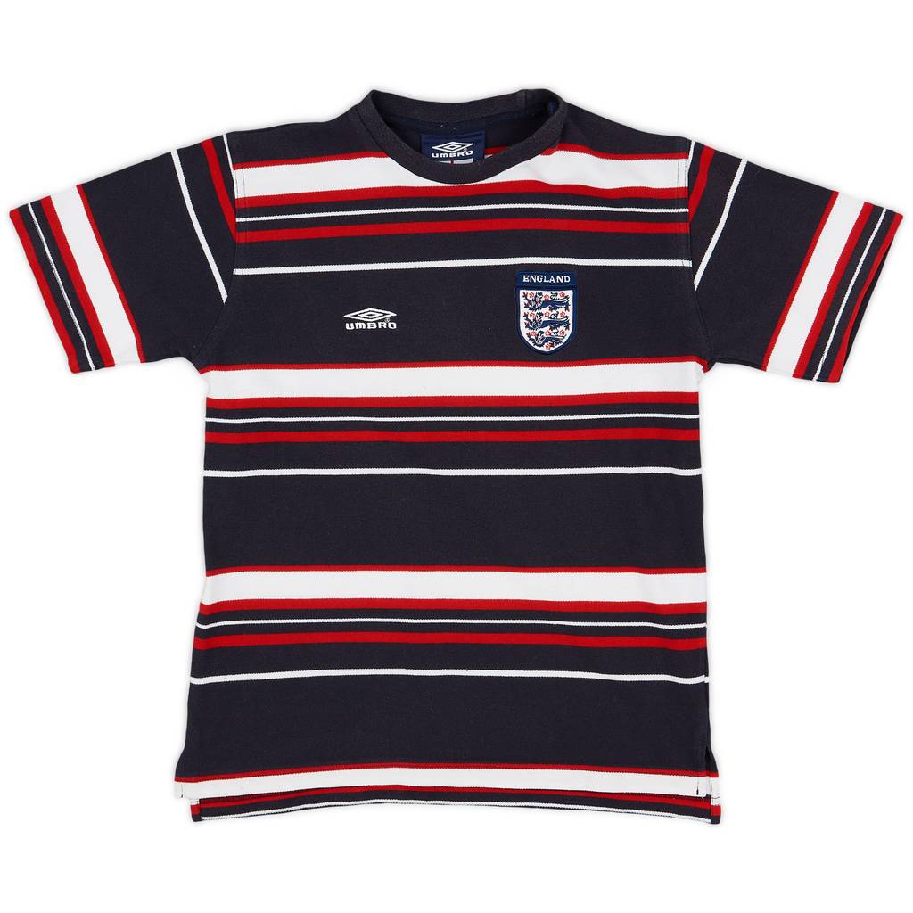 2001-02 England Umbro Cotton Tee - 8/10 - (L.Boys)