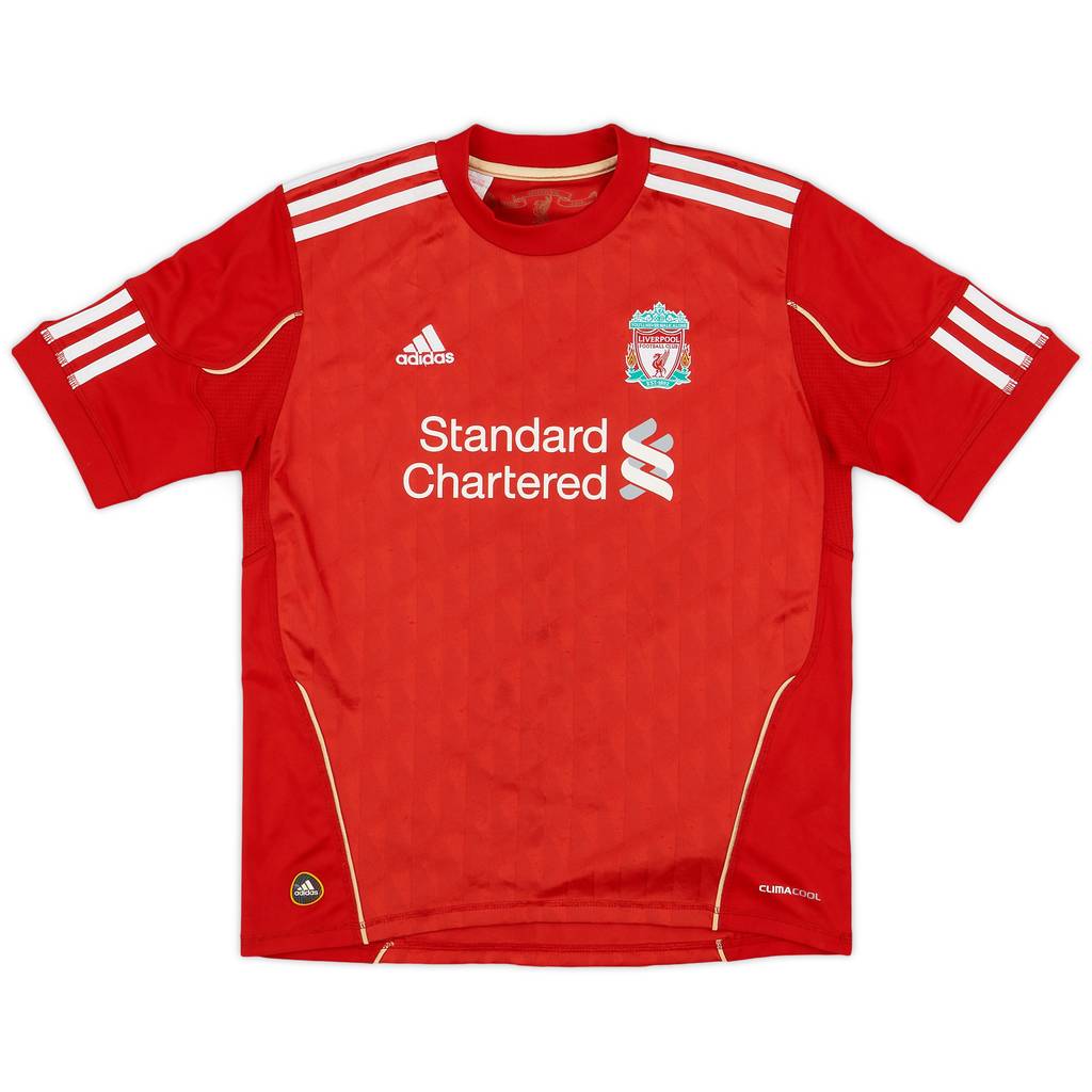 2010-12 Liverpool Home Shirt - 8/10 - (M.Boys)