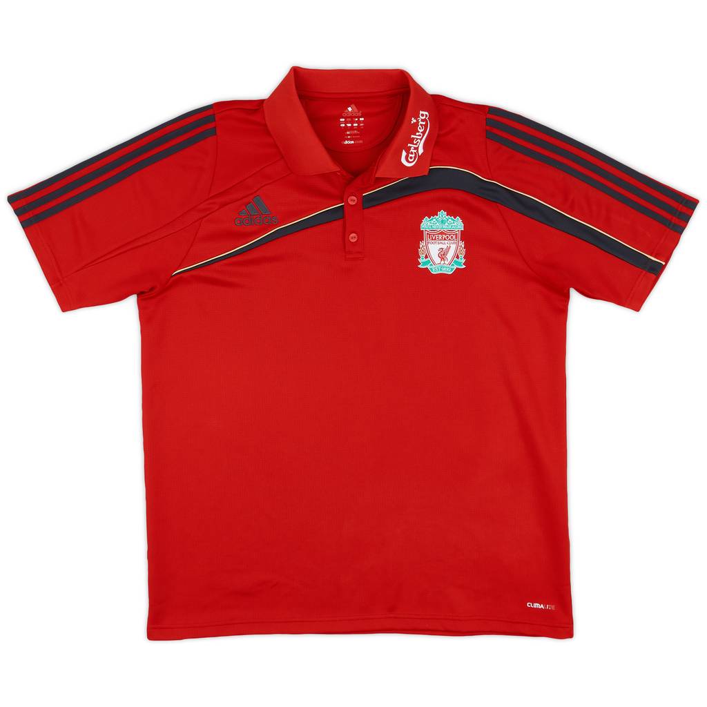 2009-10 Liverpool adidas Polo Shirt - 8/10 - (L/XL)