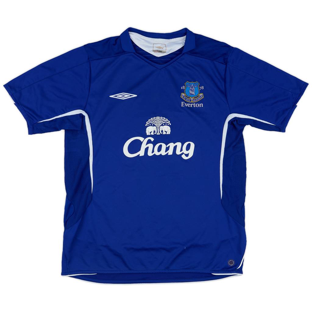 2005-06 Everton Home Shirt - 7/10 - (L)