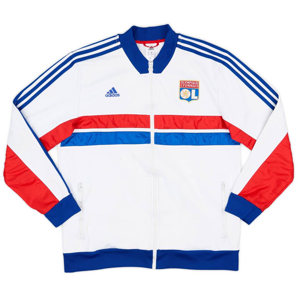 2013-14 Lyon Adidas Rain Jacket - 7/10 - (L)