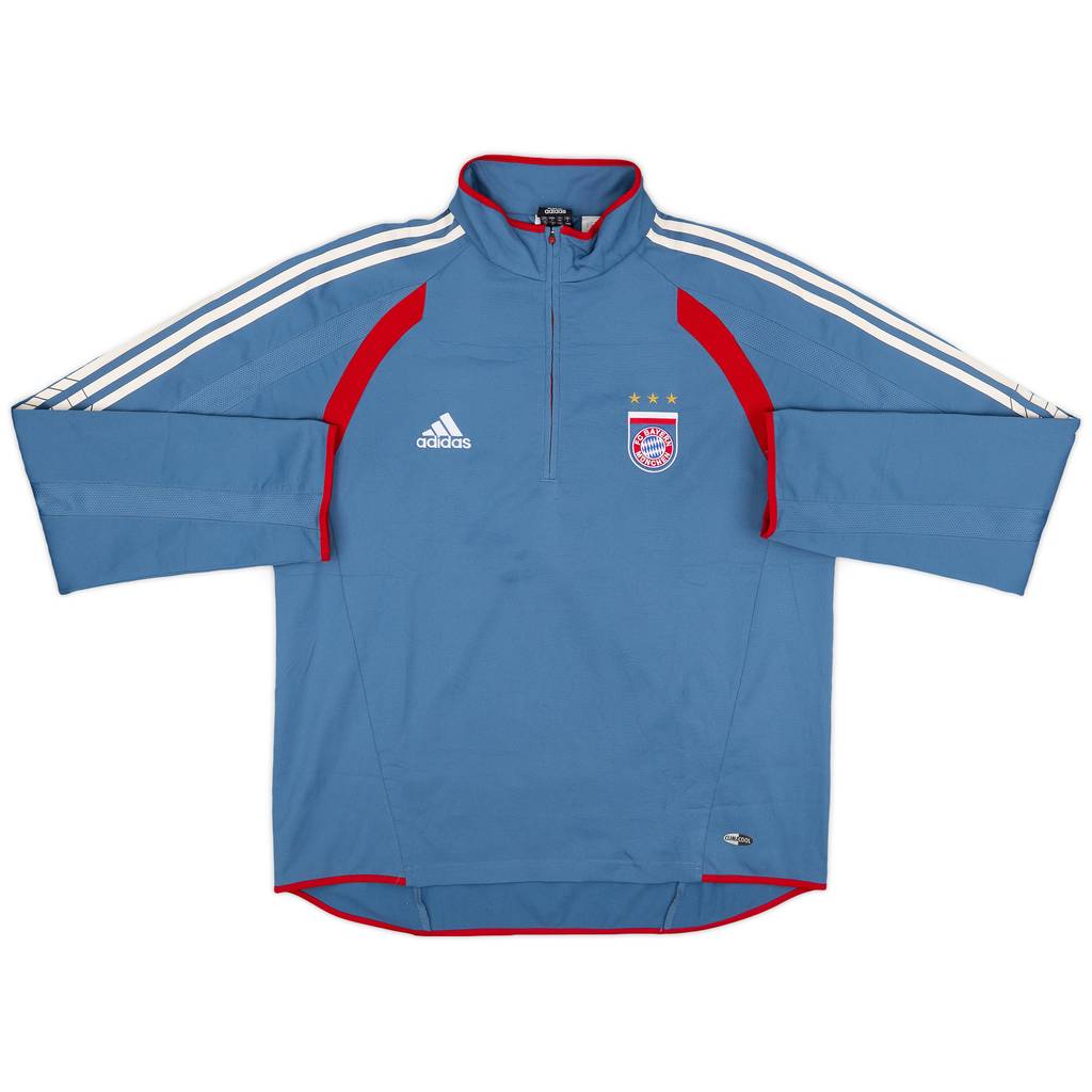 2005-06 Bayern Munich adidas 1/4 Zip Drill Top - 9/10 - (M/L)