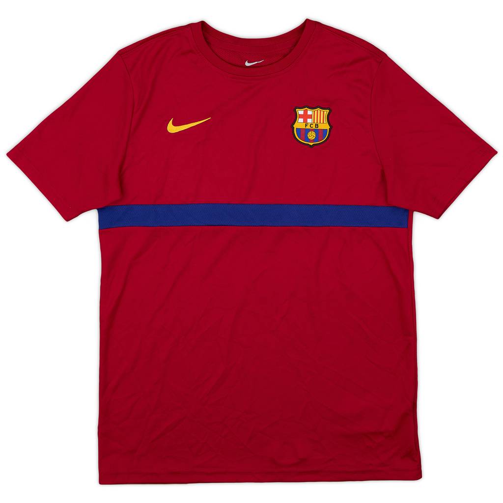 2021-22 Barcelona Nike Training Shirt - 9/10 - (XL.Boys)