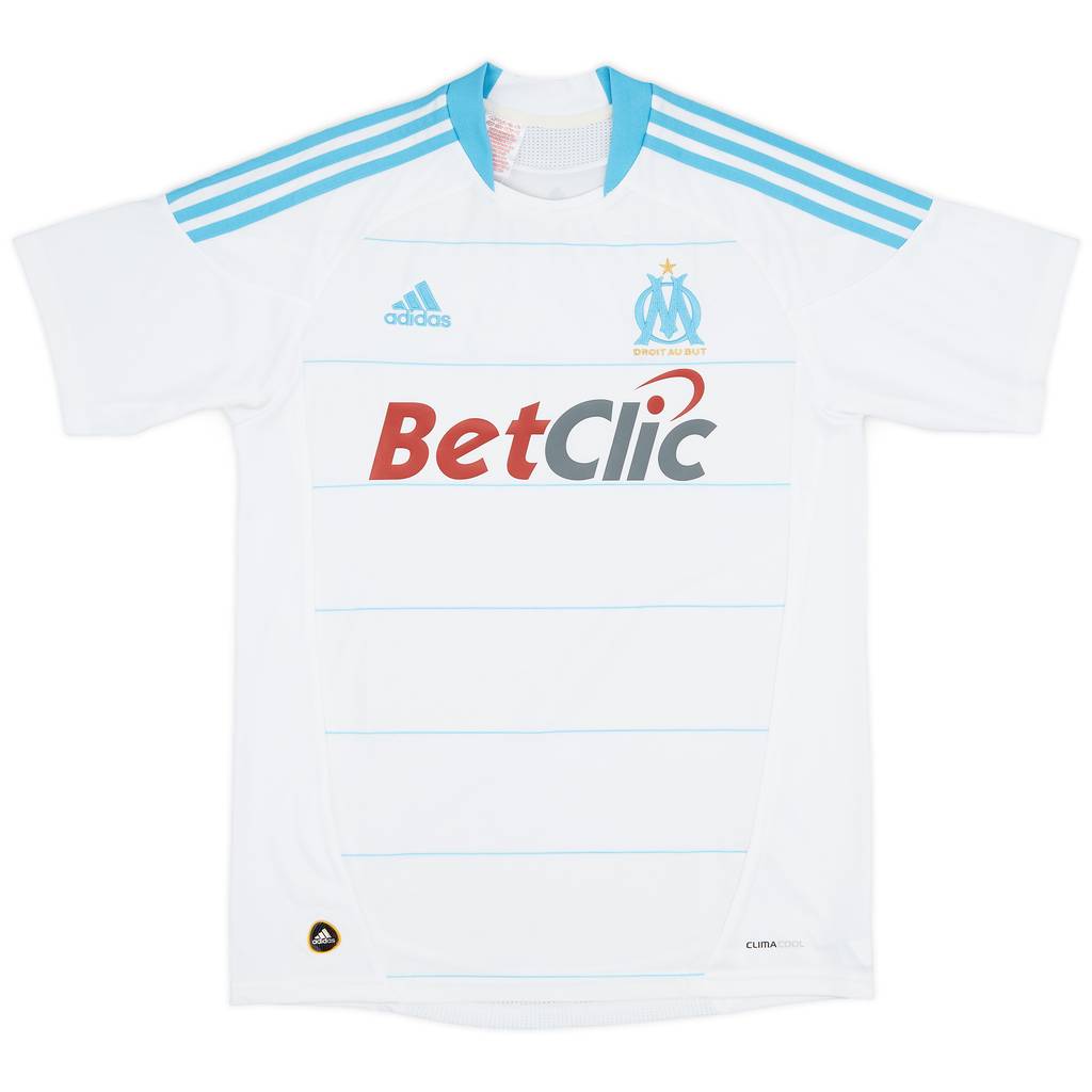 2010-11 Olympique Marseille Home Shirt - 9/10 - (XL.Boys)