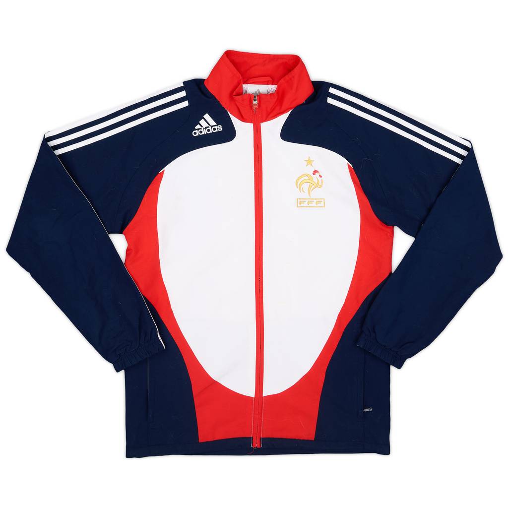 2007-08 France adidas Track Jacket - 6/10 - (S)