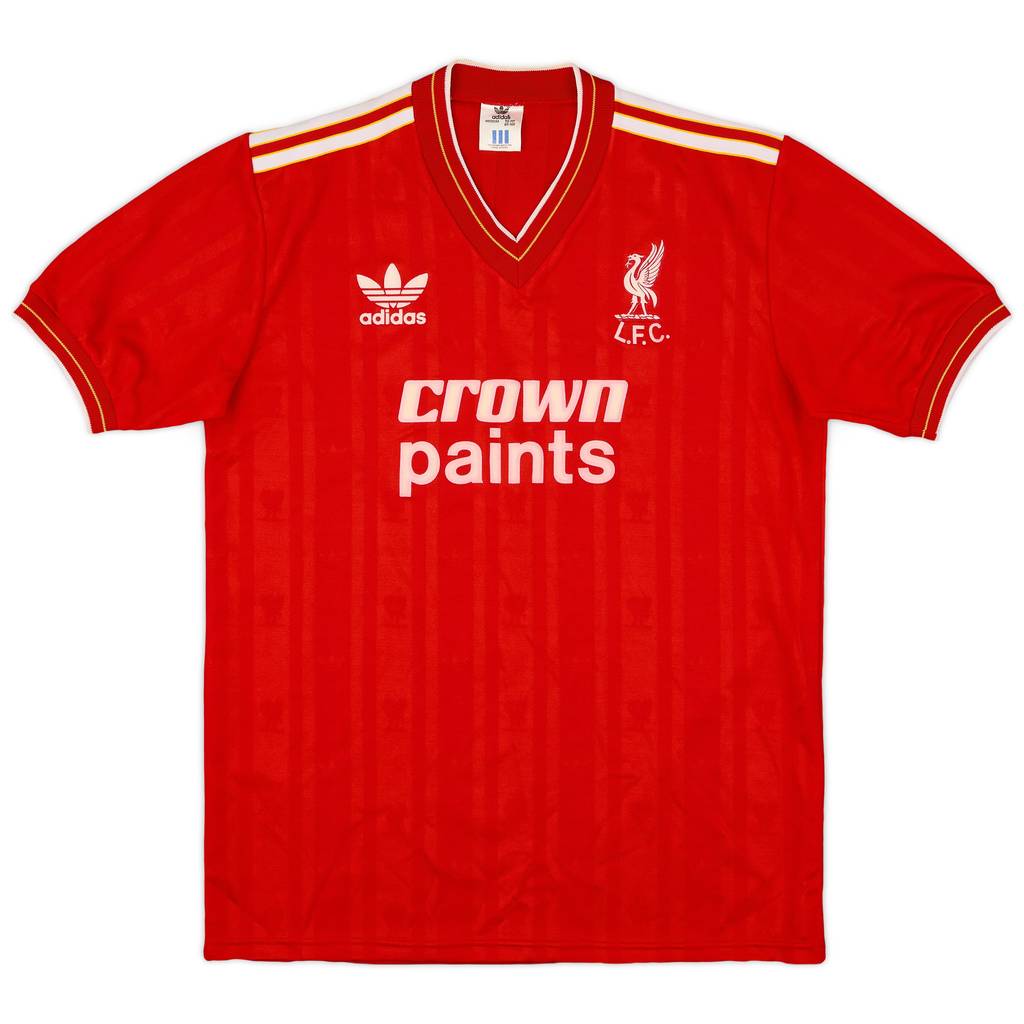 1985-87 Liverpool Home Shirt - 8/10 - (M)