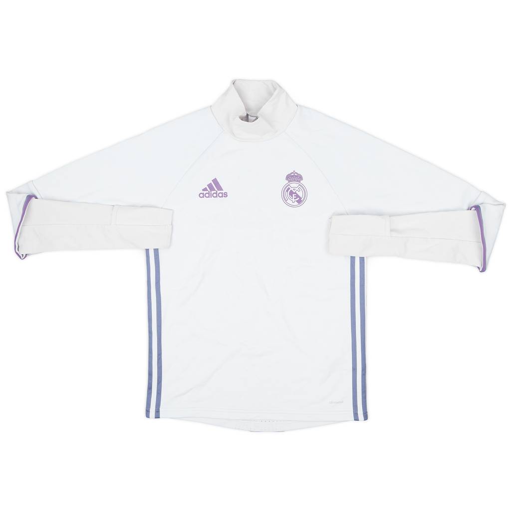 2016-17 Real Madrid adidas Sweat Top - 8/10 - (XS)