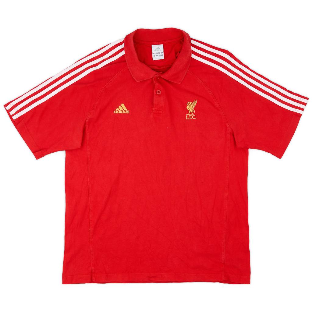 2007-08 Liverpool adidas Polo Shirt - 6/10 - (L)