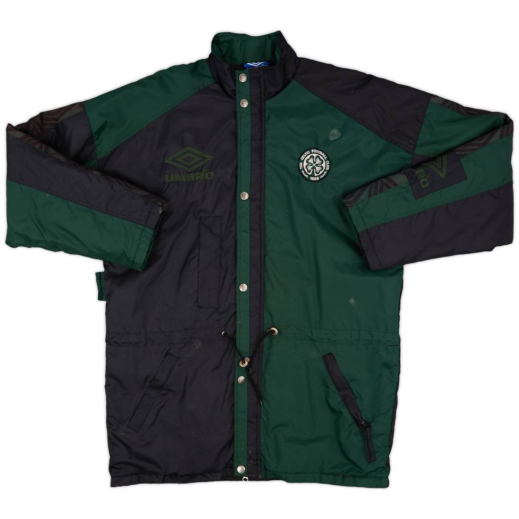 1995-96 Celtic Umbro Padded Bench Coat - 6/10 - (M)