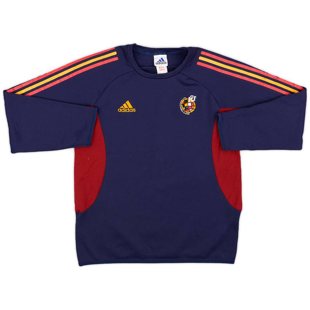 2001-02 Spain adidas Sweat Top - 7/10 - (M)