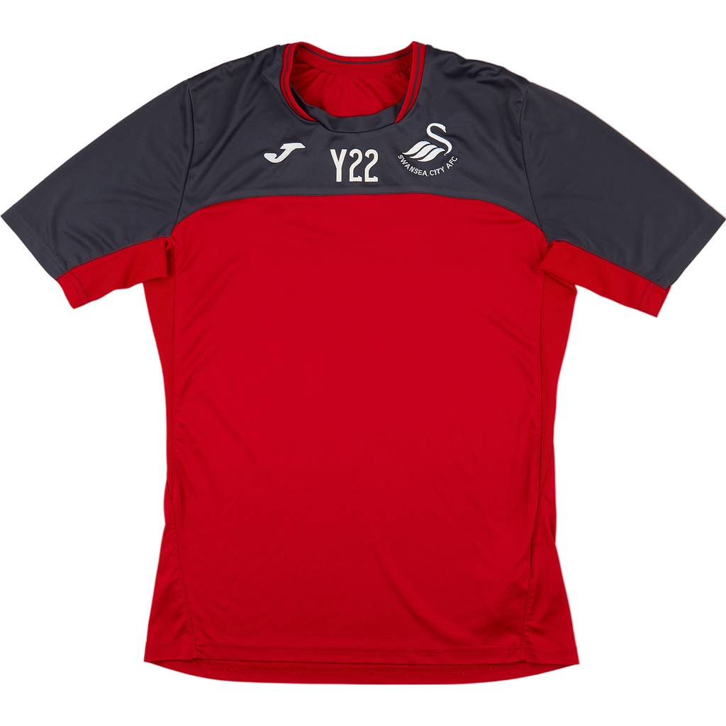 2018-20 Swansea Player Issue Joma Training Shirt #Y22 - 8/10 - (L)