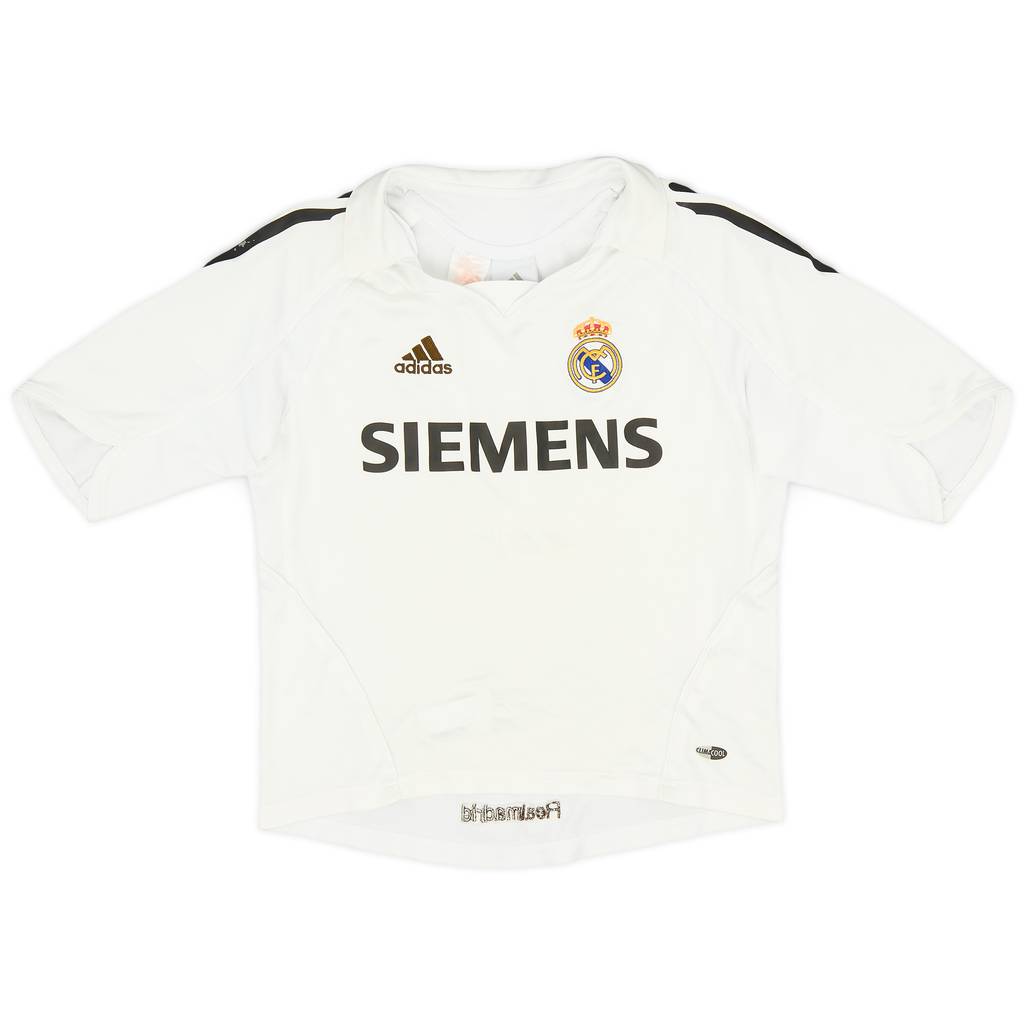2005-06 Real Madrid Home Shirt - 6/10 - (XS.Boys)