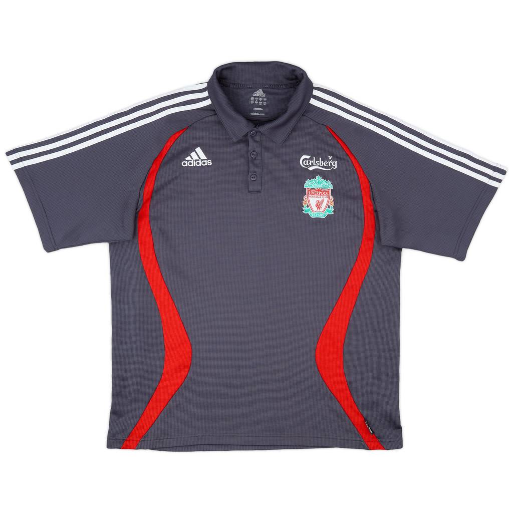 2006-07 Liverpool adidas Polo Shirt - 7/10 - (XL)