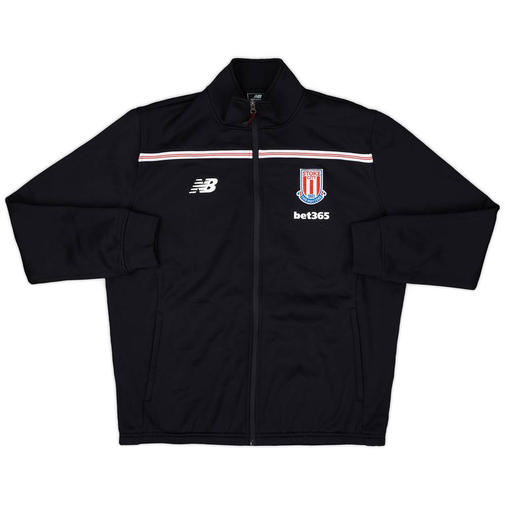 2015-16 Stoke City New Balance Track Jacket - 8/10 - (L)