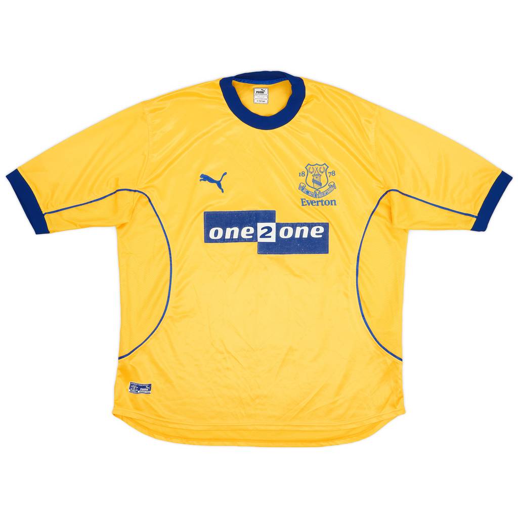 2000-01 Everton Away Shirt - 8/10 - (XL)