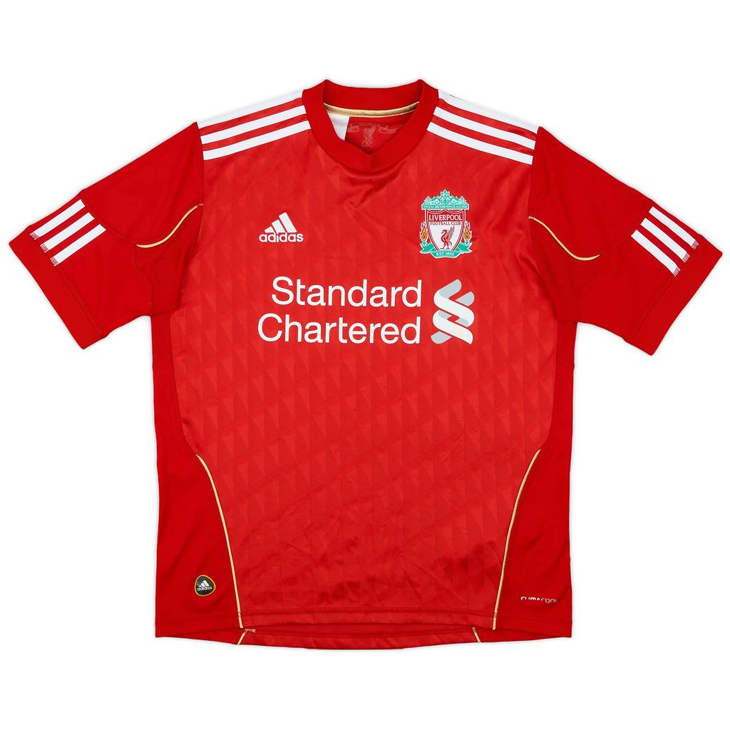 2010-12 Liverpool Home Shirt - 8/10 - (XL.Boys)