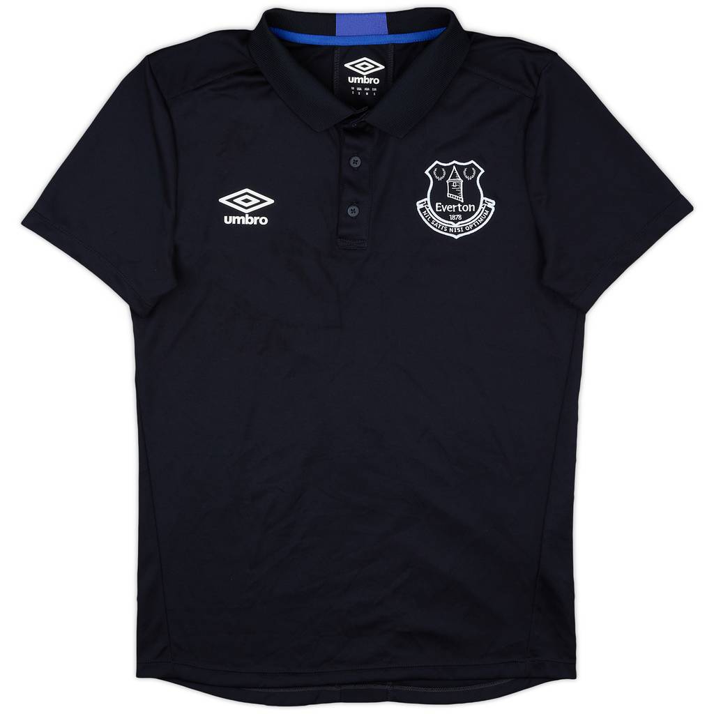 2017-18 Everton Umbro Polo Shirt - 9/10 - (S)