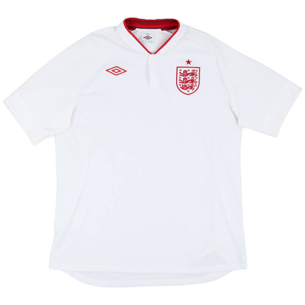 2012-13 England Home Shirt - 8/10 - (XL)