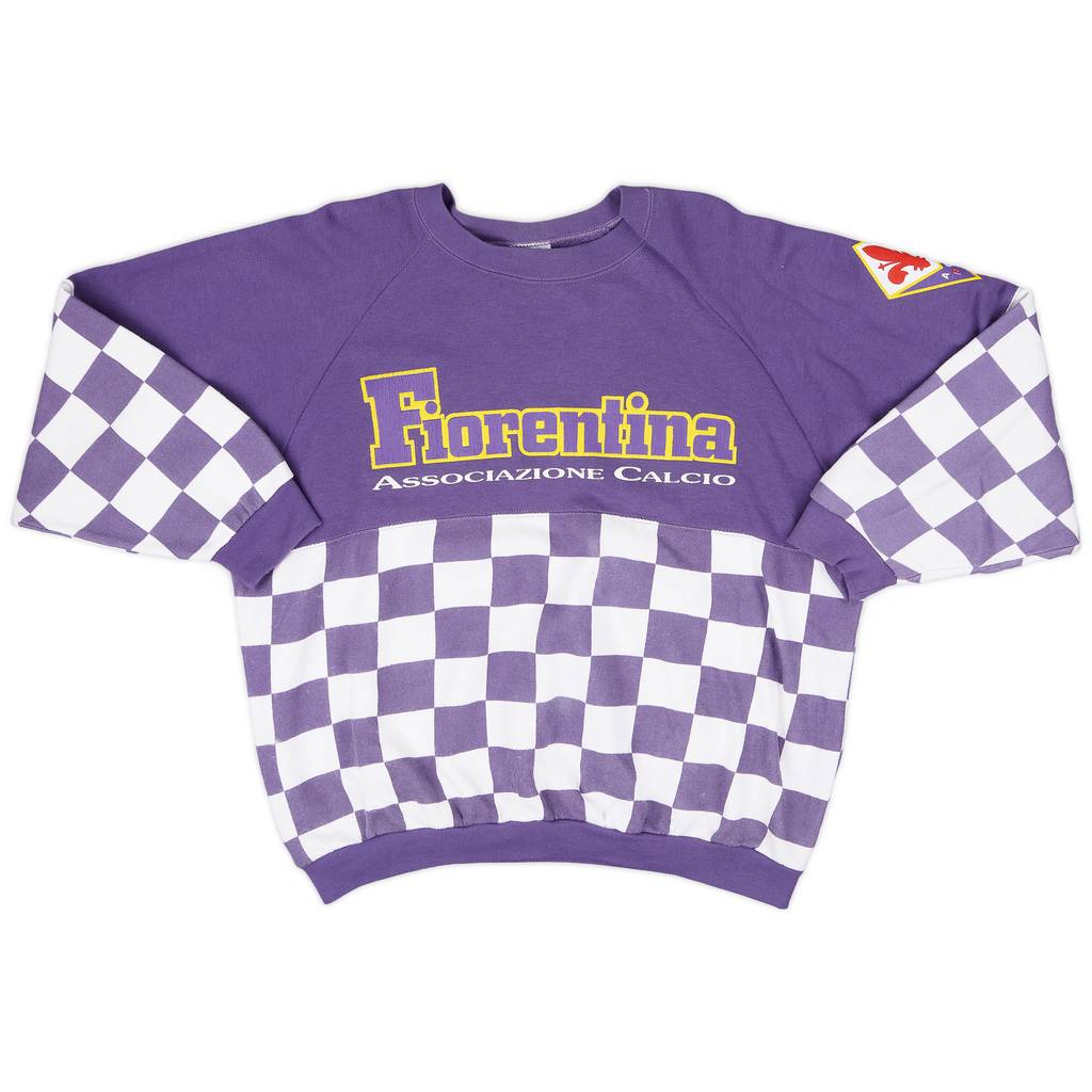 1990-91 Fiorentina Le Felpe Dei Grandi Club Sweat Top - 6/10 - (M)