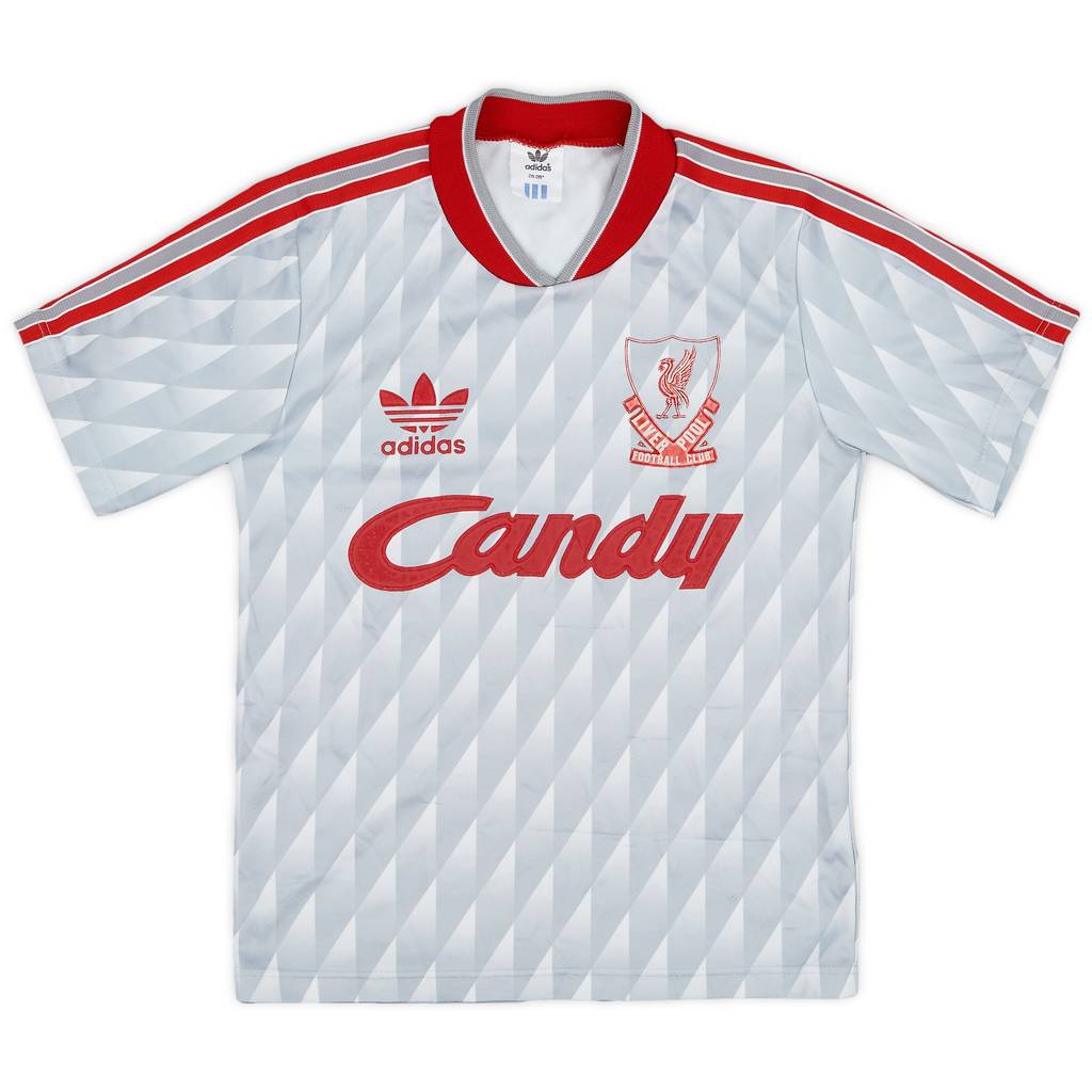 1989-91 Liverpool Away Shirt - 5/10 - (S.Boys)