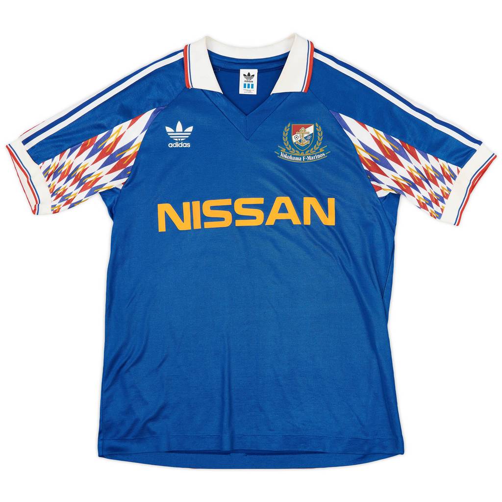 1992-93 Yokohama Marinos Home Shirt - 9/10 - (L)