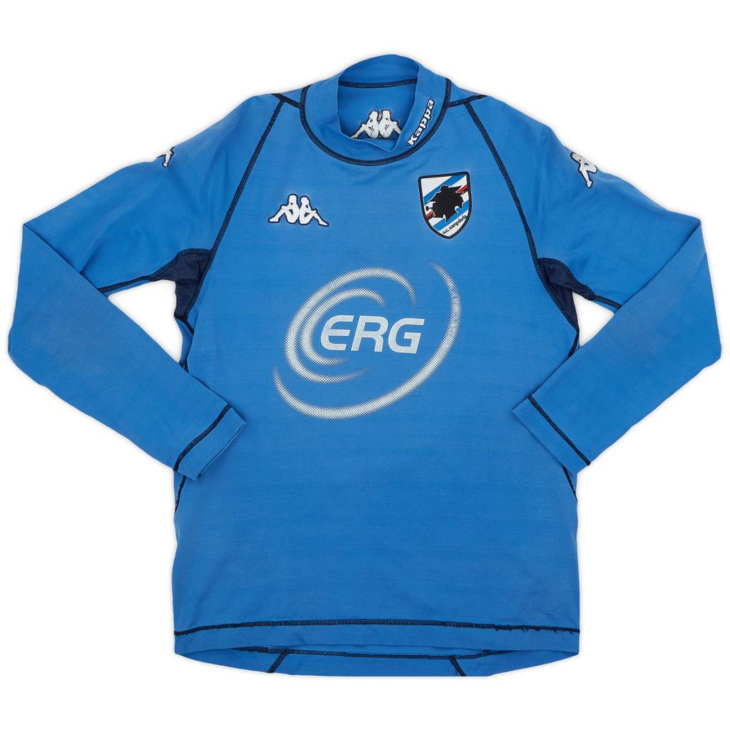 2004-05 Sampdoria Kappa Training L/S Shirt - 5/10 - (S)
