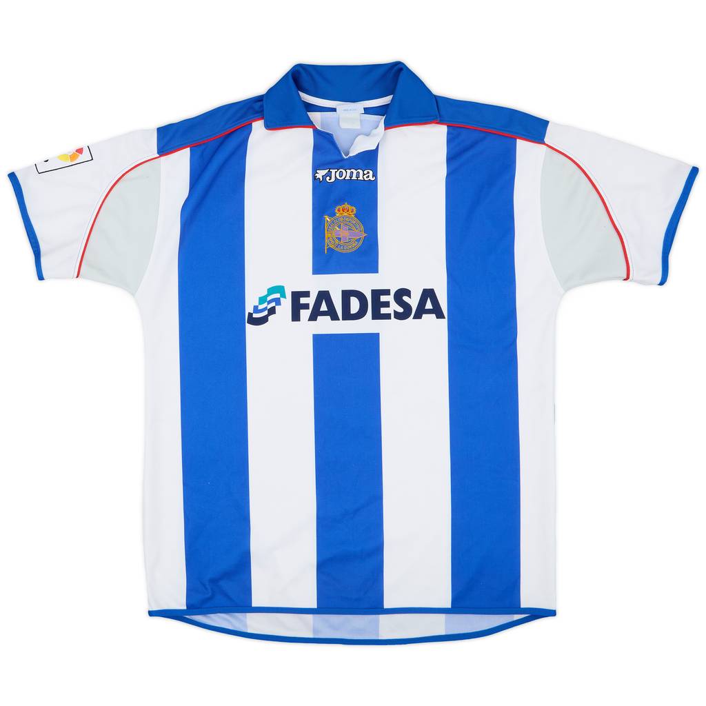 2001-02 Deportivo de La Coruna Home Shirt - 6/10 - (XL)
