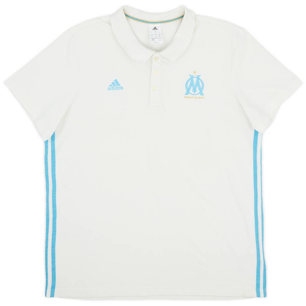 2016-17 Olympique Marseille adidas Polo Shirt - 8/10 - (XL)
