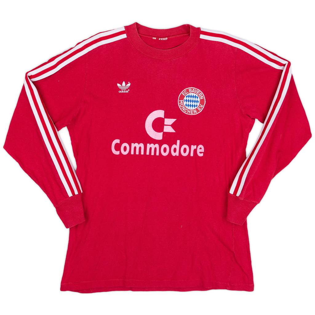 1984-89 Bayern Munich Home L/S Shirt - 8/10 - (M)
