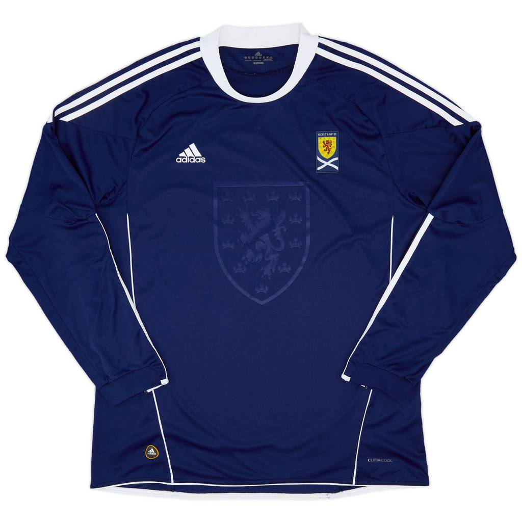 2010-11 Scotland Home L/S Shirt - 8/10 - (XXL)
