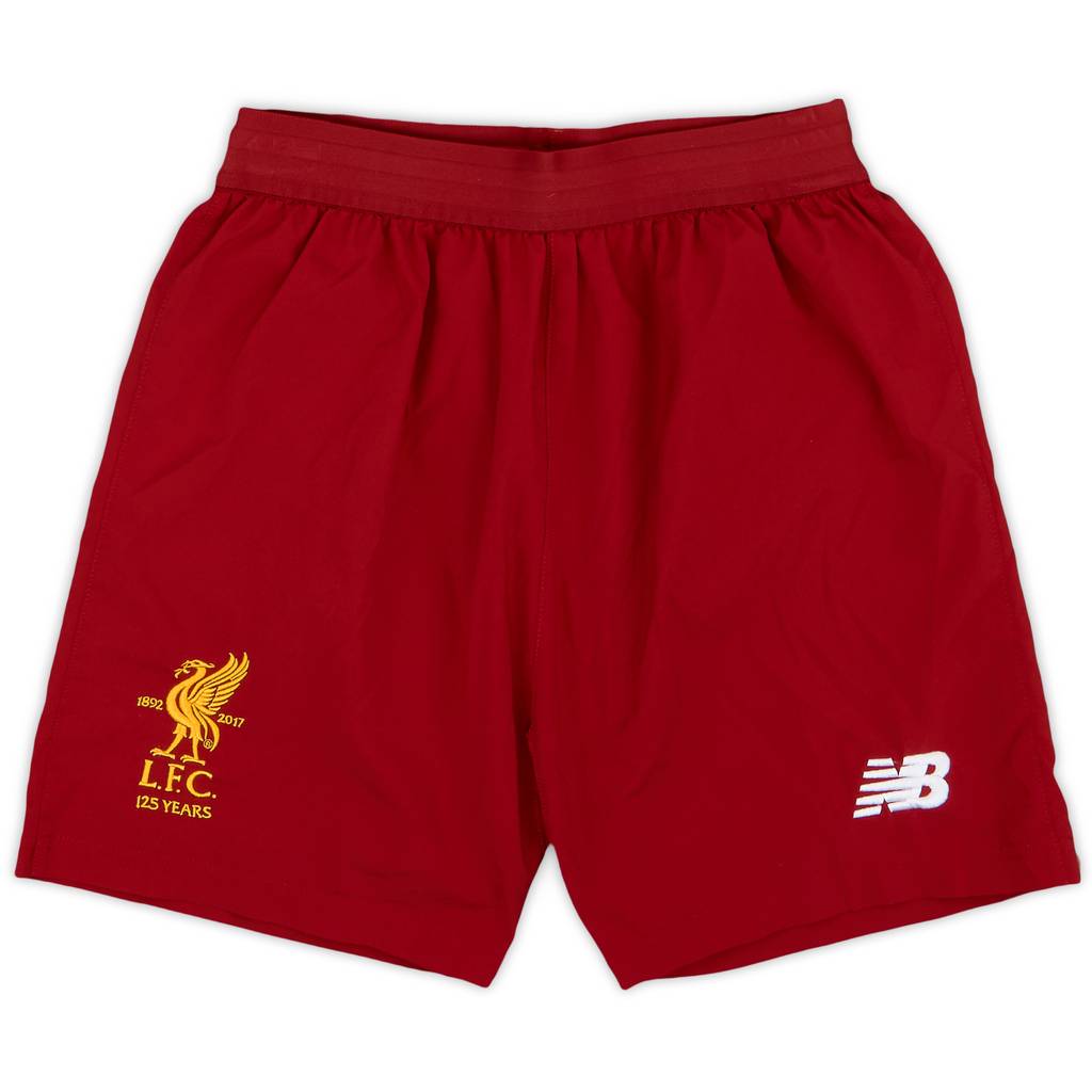 2017-18 Liverpool Home Shorts - 9/10 - (L.Boys)