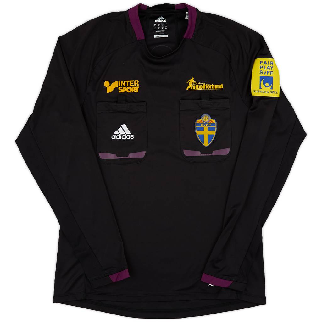 2012-13 Swedish FA adidas Referee L/S Shirt - 9/10 - (M)