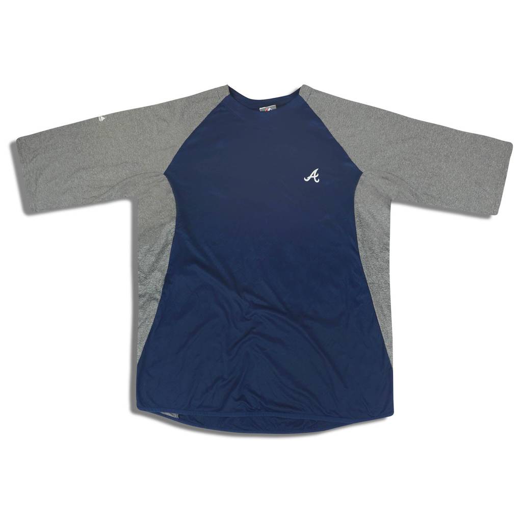 2012 Atlanta Braves Majestic Therma Base Training Shirt XL