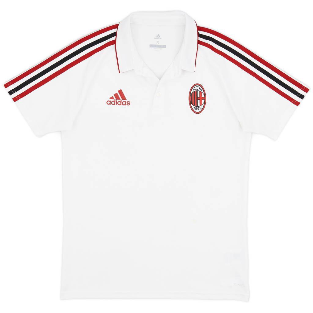 2017-18 AC Milan adidas Polo Shirt - 6/10 - (S)