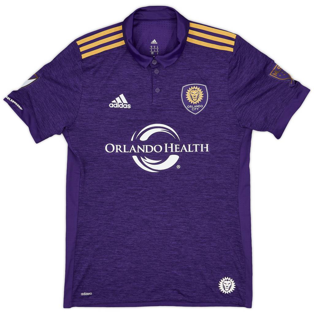 2017 Orlando City Authentic adidas Home Shirt - 10/10 - (M)