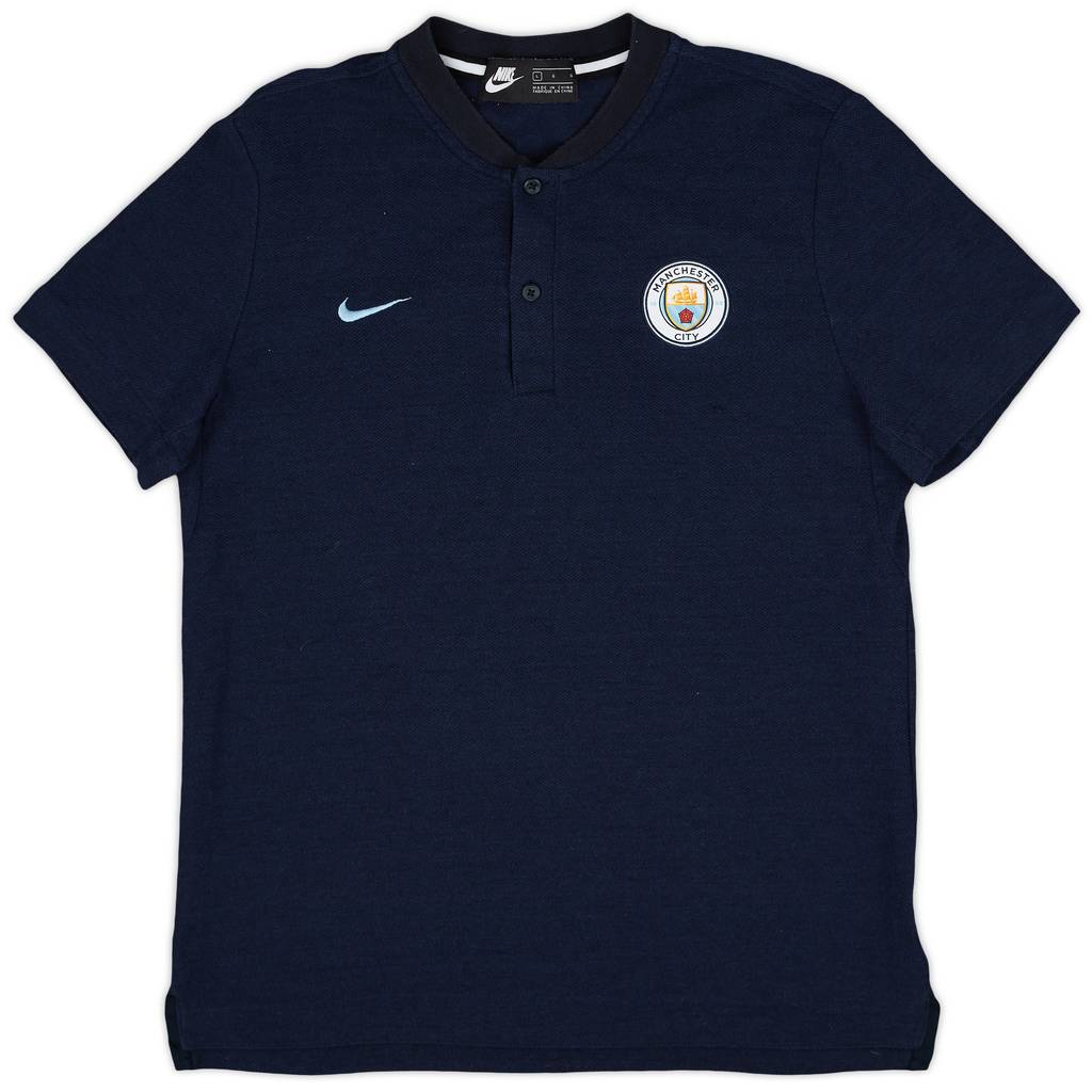 2018-19 Manchester City Nike Polo Shirt - 8/10 - (L)