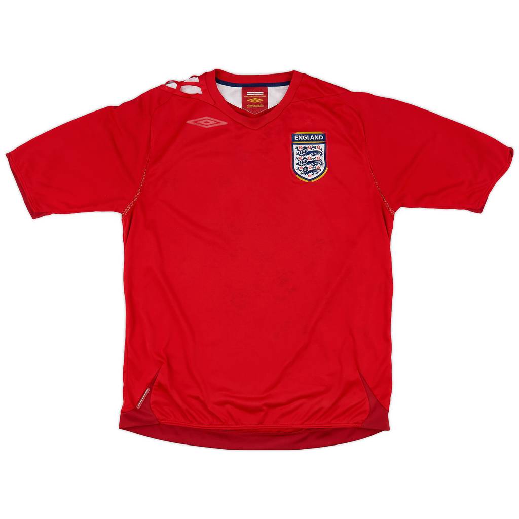 2006-08 England Away Shirt - 3/10 - (L)