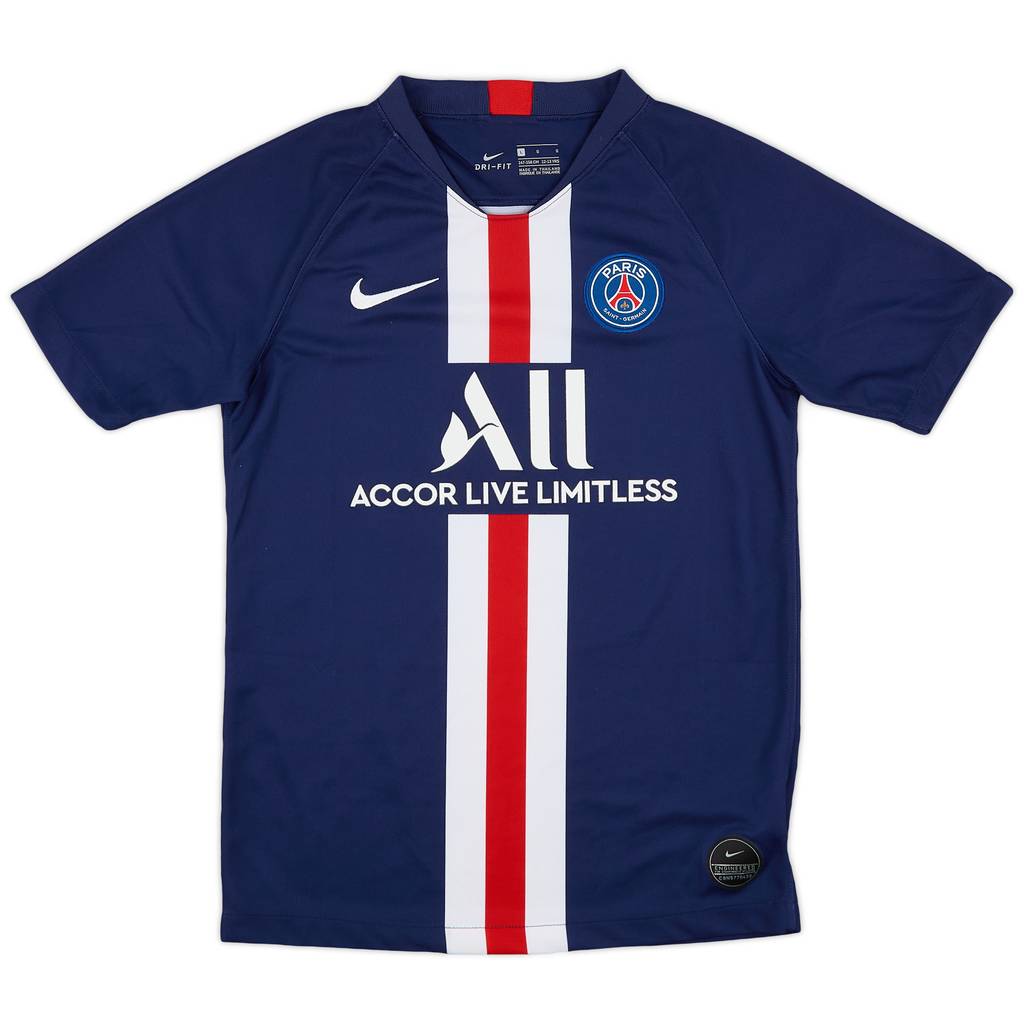 2019-20 Paris Saint-Germain Home Shirt - 10/10 - (L.Boys)