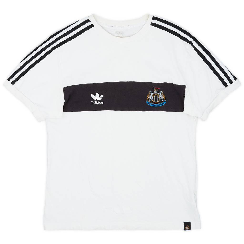 2009-10 Newcastle adidas Cotton Tee - 6/10 - (M)
