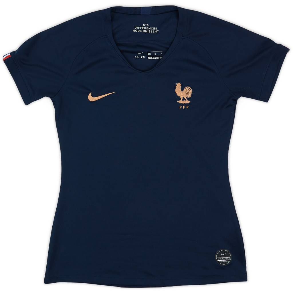 2019-20 France Women's Home Shirt - 9/10 - (Women's L)